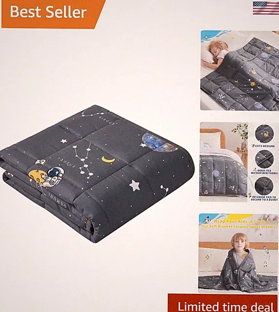 Kids Weighted Blanket 36x48 5lbs Cooling Breathable Sleep Blanket for Kids