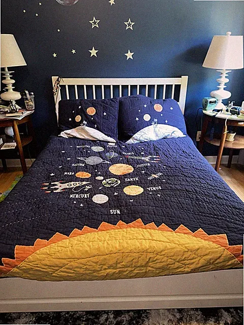Pottery Barn Space Bedding Full Queen Quilt
